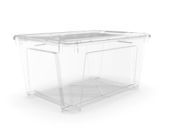 Transparent Plastic Container with Lid.H03.2k