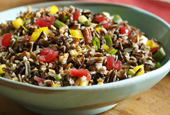 Wild Rice Salad with Cherries and Nuts